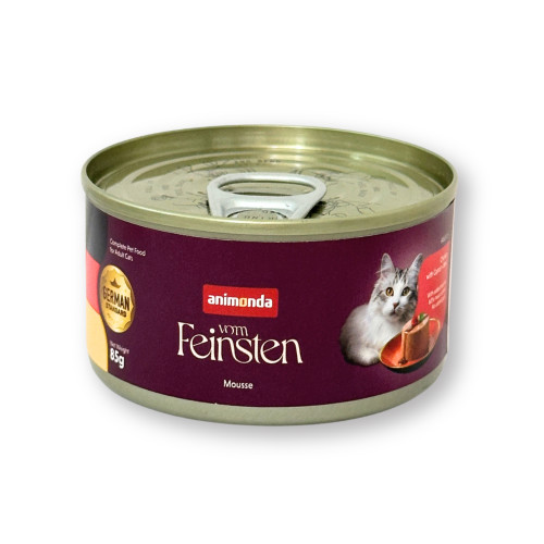 Animonda - Vom Feinsten Mousse ((Chicken with Carrot + Beef)) Adult Cats 85g (848756) 非凡成貓慕斯主食罐 雞肉配胡蘿蔔+牛肉 85克 (EXP: 7月/2028)